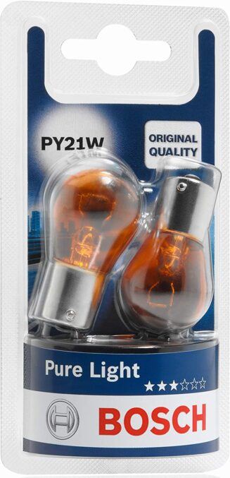 BOSCH PY21W Bulbs BAU15s 12V 21 W