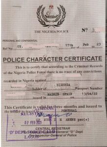 Does Police Clearance Expire in Nigeria?