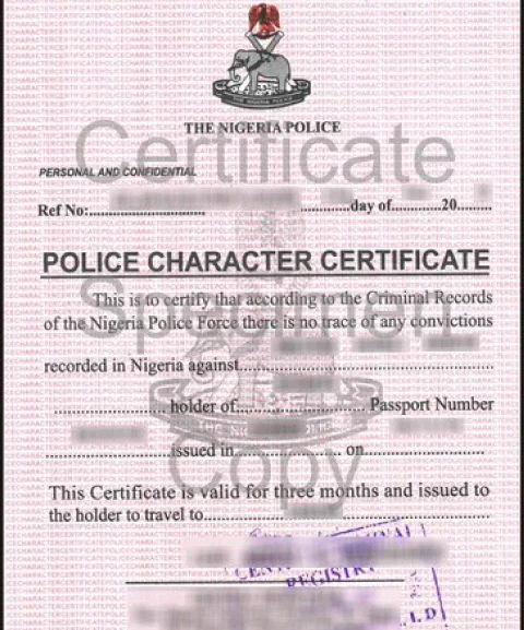 Steps on How to Get Police Character Certificate Online in Nigeria