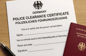 How long does a German police certificate take?