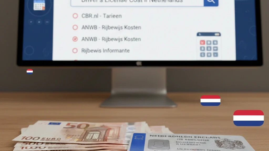 driver's license cost in Netherlands