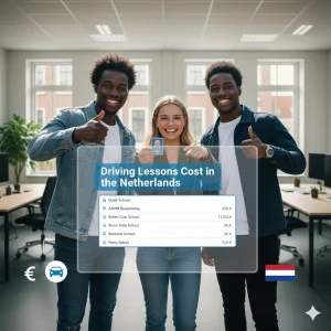 How much do driving lessons cost in the Netherlands?
